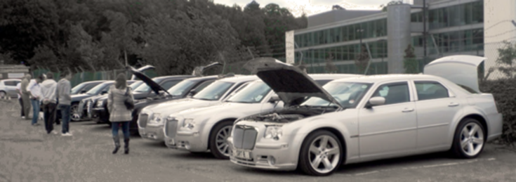 Chrysler 300c's line up 300cforums meet Brooklands 2011